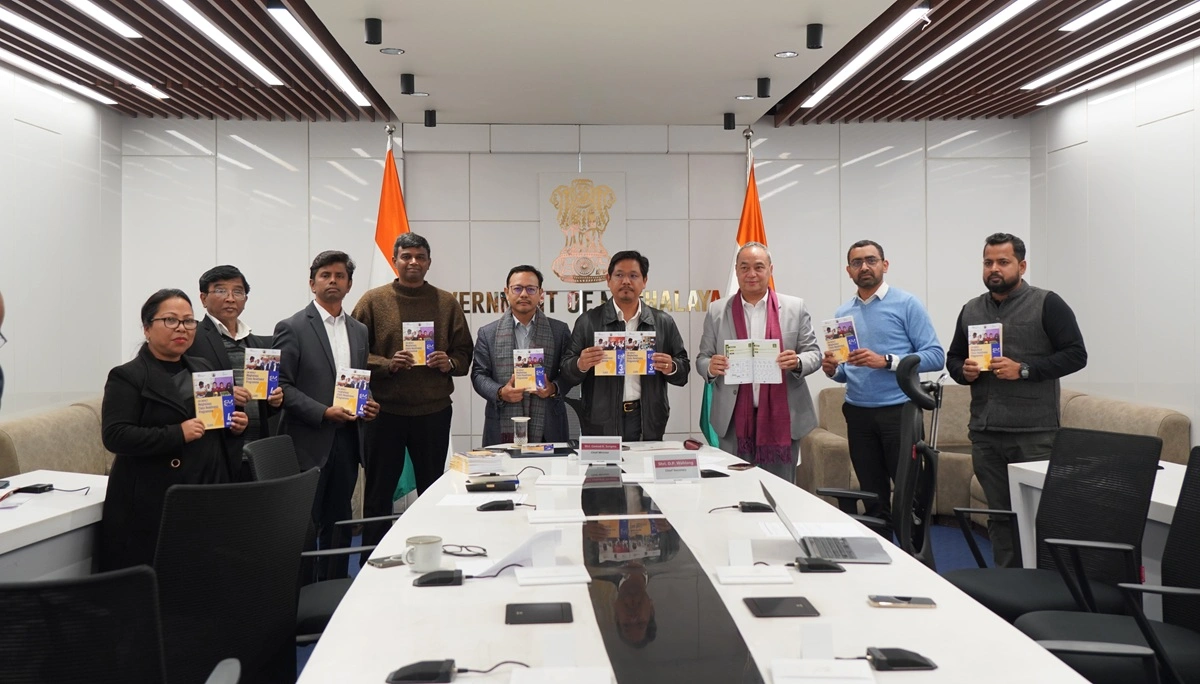 Chief Minister launching the programmes in Meghalaya